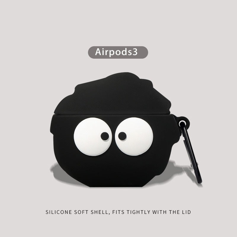 3D Cartoon Monster Silicone Earphone Case for AirPods