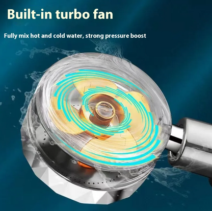 High pressure Turbo Handheld Shower head with filter