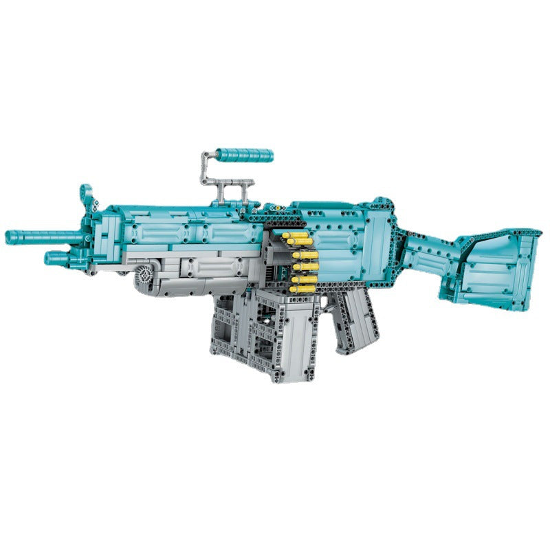 M249 Electric Building Block Gun Toy - MOC Tech Set