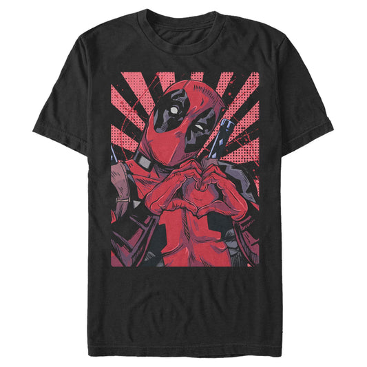 Marvel Mens Close Heart Pool Black Medium