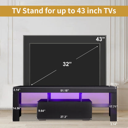 TV Bench With Storage Space