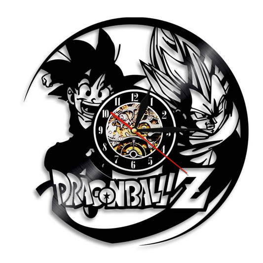 3D Creative Vinyl Clock - Dragon Ball Goku Wall Decor