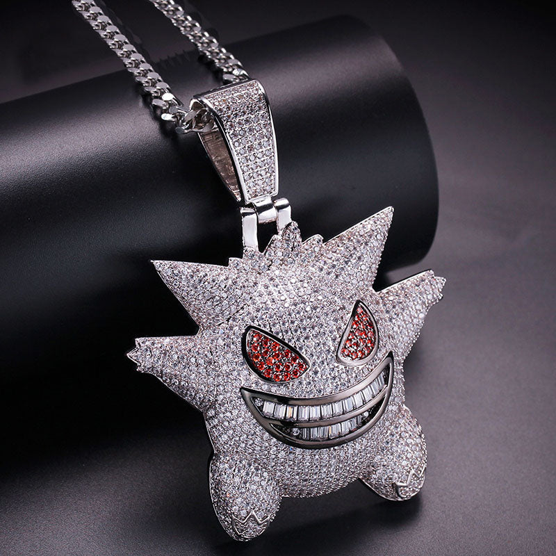 Zircon Crystal Pokemon Pendant Necklace (New Style)
