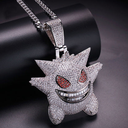 Zircon Crystal Pokemon Pendant Necklace (New Style)