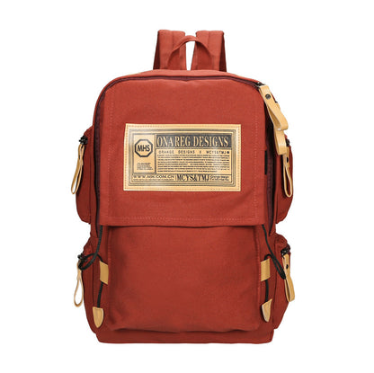 Canvas Couple Backpack bag travel multi colors