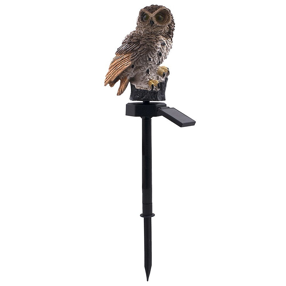 Solar powered Owl shape Garden Lawn Light