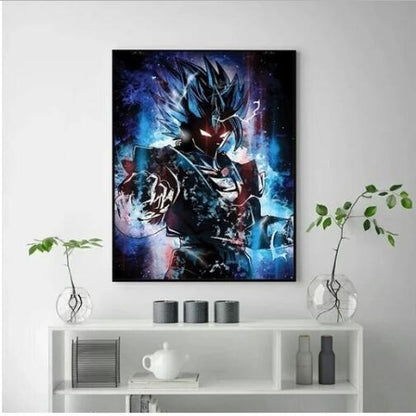 Modern Wall Art - Super Saiyan Dragon Ball Decor