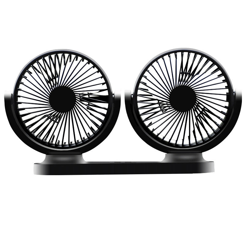 12V/24V USB Car Fan for Heavy Trucks