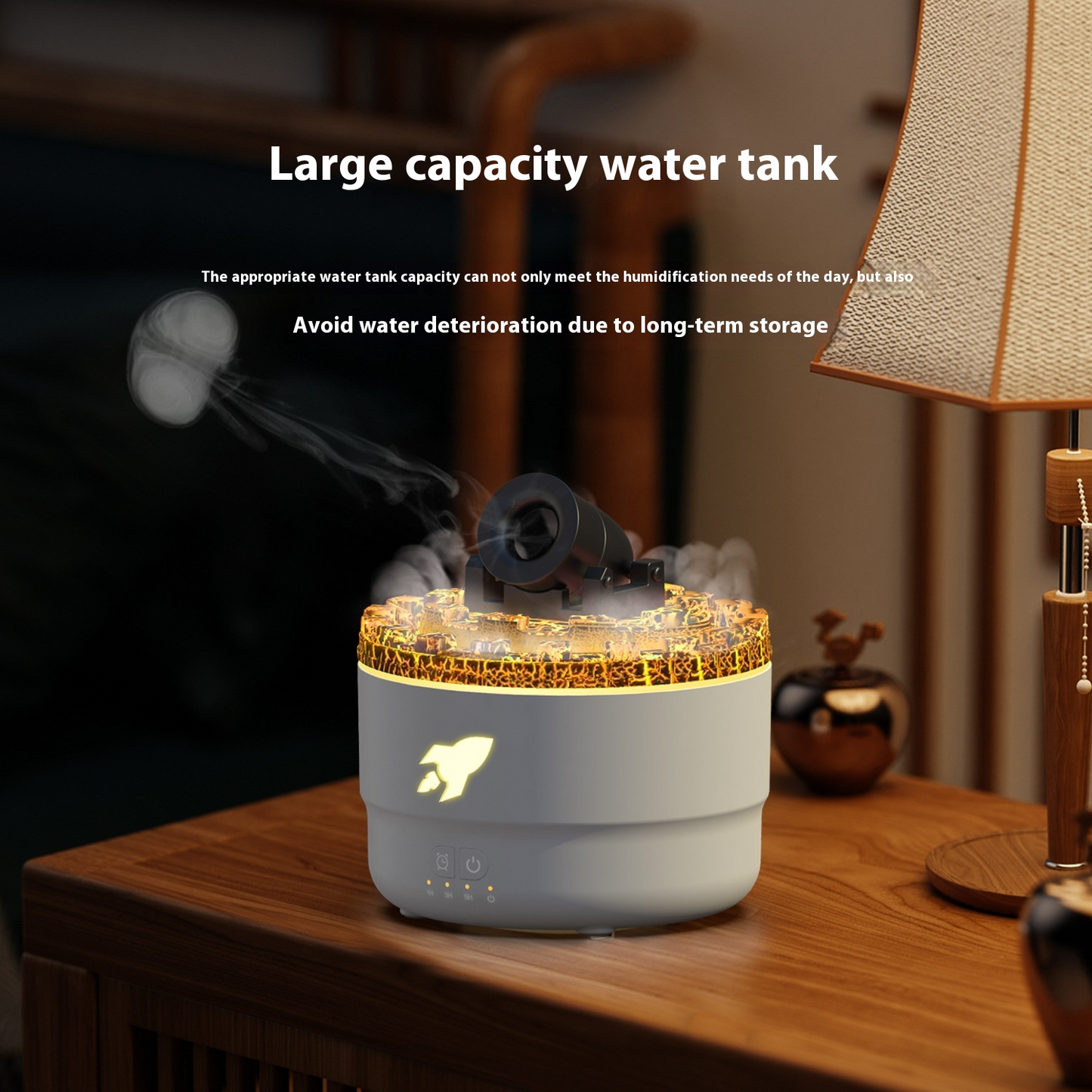 Volcano Canon Humidifier decor