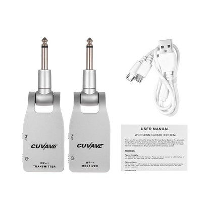 Wireless Guitar Transmitter and Receiver System 24bit/48KHz