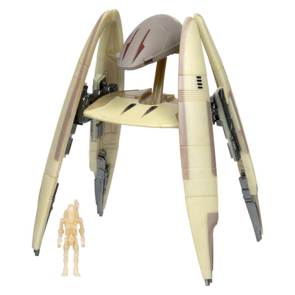 Star Wars Micro Galaxy Squadron Vulture Droid Mystery Bundle - 3-Inch Vehicle and 2.5-Inch Vehicle with Micro Figure Accessories