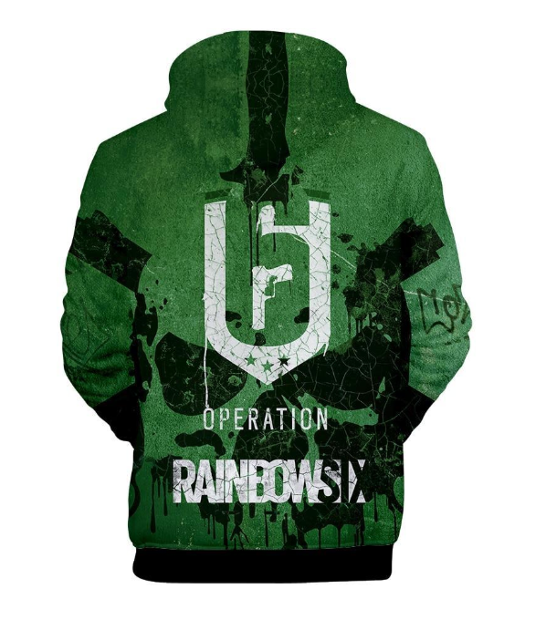 Rainbow Six operation Game Edition Hoodie army green