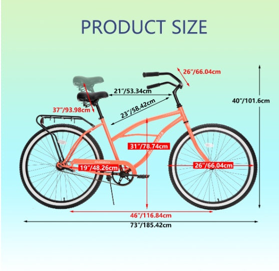 Beach Cruiser Bikes 26inch