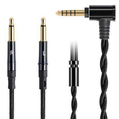 FAAEAL Balanced Cable Replacement for Hifiman Sundara HE4XXHE400SEMeze 99 ClassicsDenon AH-D7200 Headphones4.4mm to Dual 3.5mm Works on Sony WM1ANW-ZX505 Digital Music Players(4.4mm)