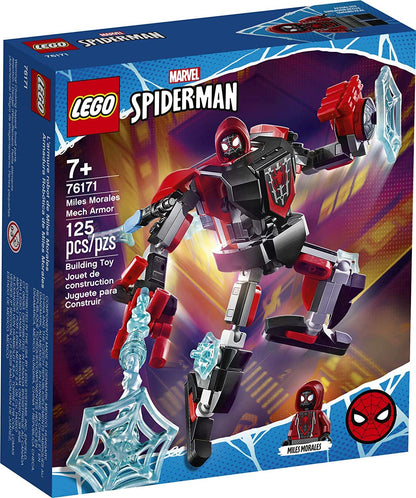 Lego Marvel Spider-Man Miles Morales Mech Armor 76171 Collectible Construction Toy New 2021 (125 Pieces)