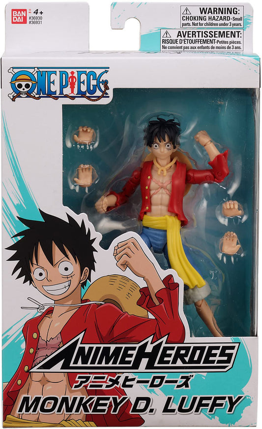 Anime Heroes Monkey D. Luffy Action Figure 36931 Multicolor One Piece