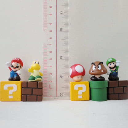 Super Mario Figure Toy Set - 5 Pieces PVC Model