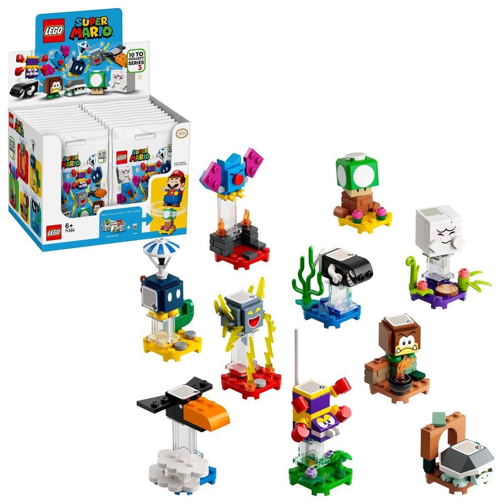 LEGO 71394 Super Mario Character Packs – Series 3 Toy Collectible Figures Gift Idea for Kids (1 Unit - Style Picked at Random)
