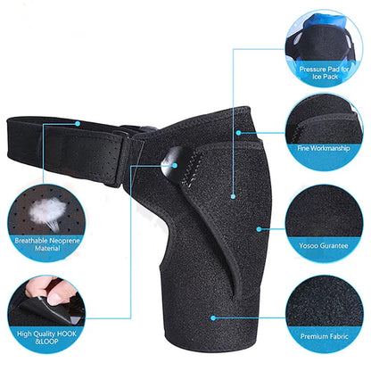 Adjustable Neoprene Shoulder Support for Sports Injury