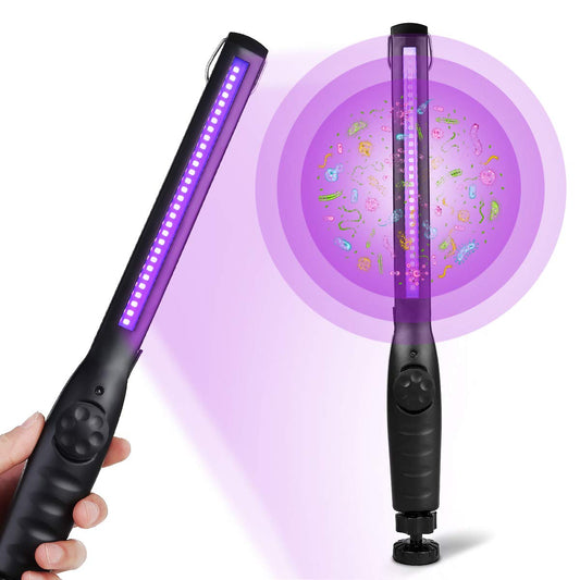 UV Light Sanitizer UV Sanitizer Lamp Portable Travel UV Light Sanitizer Wand (Black)