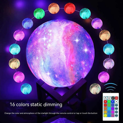 3D Printing Moon Light Galaxy LED Light