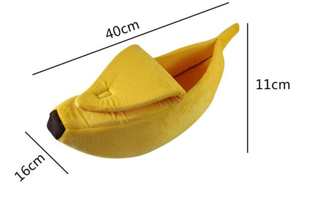 Banana Cozy Pet Bed dog cat