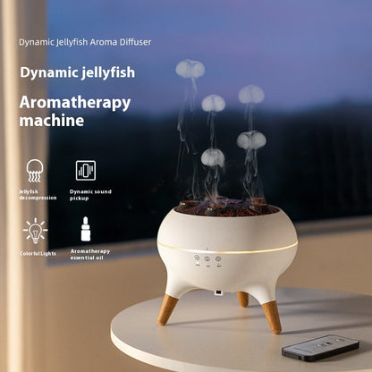 Air jellyfish ultrasonic humidifier decor with rc