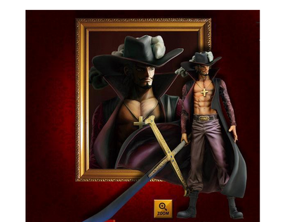 "One Piece Mihawk Figurine - Seven Warlords"