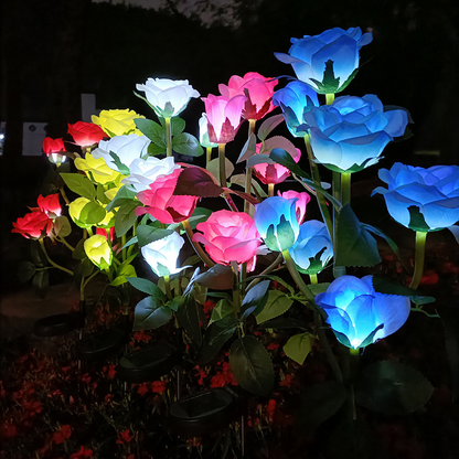 Solar-Powered LED flower shape Garden Light
