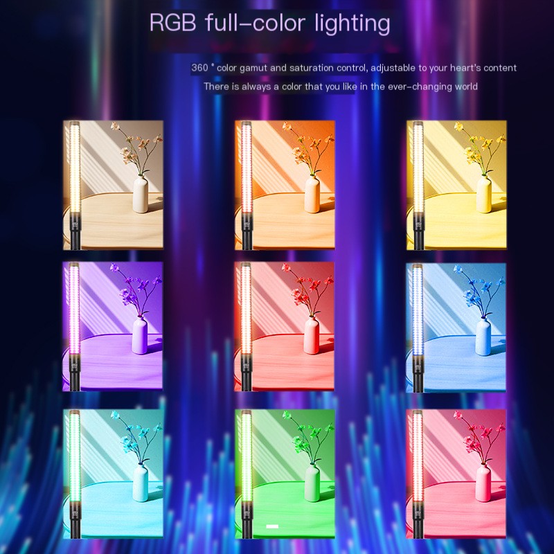 RGB Handheld Photography Light with Music Sync