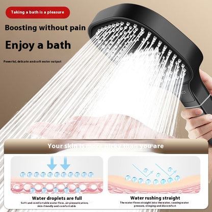 High pressure turbo Square Shower Head 3 spray modes