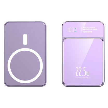 15W Wireless MAGNETIC Power Bank 5000MAH WITH BUILT IN CASE STAND