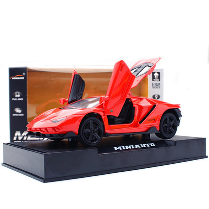 Blue Lamborghini diecast model car lp 770 4 Toy