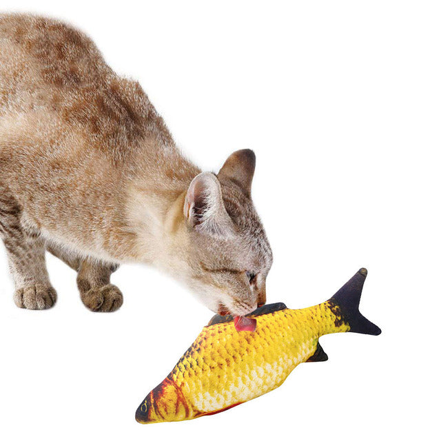 Creative Fish Shape Pet cat dog Toy 20cm