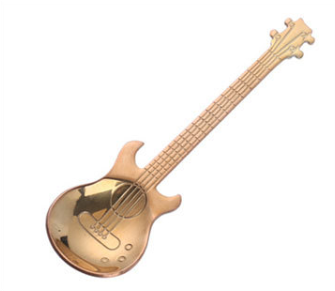 304 Stainless Steel Guitar Coffee Spoon - Creative Gift