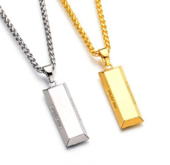 Kris Wu Style Men's Bold Necklace with Gun Pendant