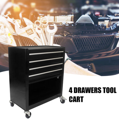 Steel Wheelie Tool Cart 4 drawers Garage hardware