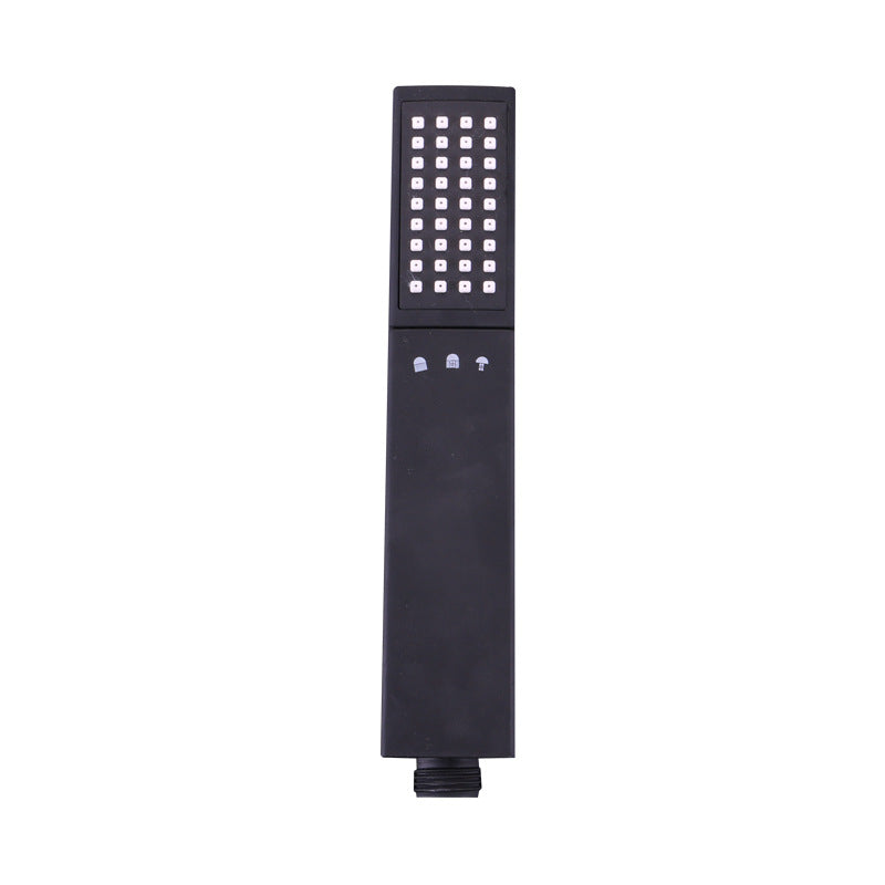 Black 3-in-1 High-Pressure Shower Head with Spray Gun