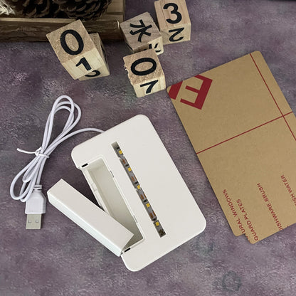 LED Acrylic Memo Whiteboard Desktop Light