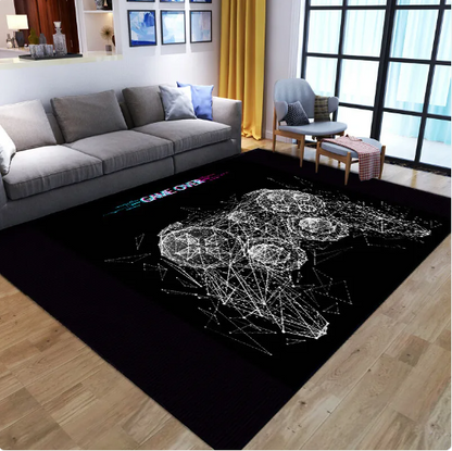 Game Controller Printed Living Room Carpet 40x60 cm