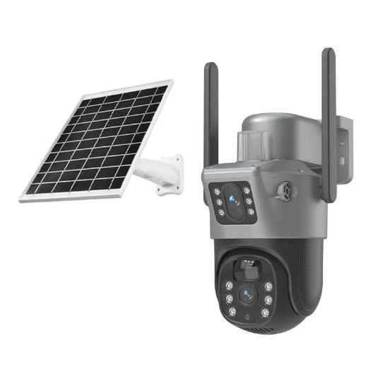 Solar powered Surveillance HD Camera App control Motion Detection Alerts