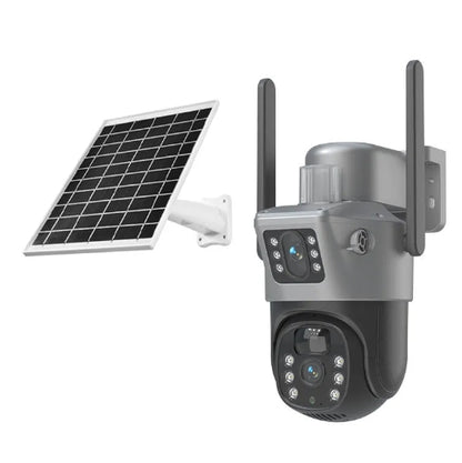 Solar powered Surveillance HD Camera App control Motion Detection Alerts