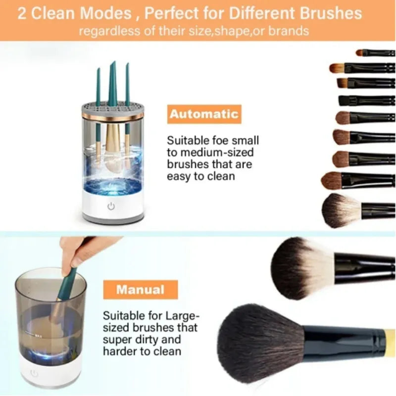 Automatic Makeup Brush Cleaner usb powered