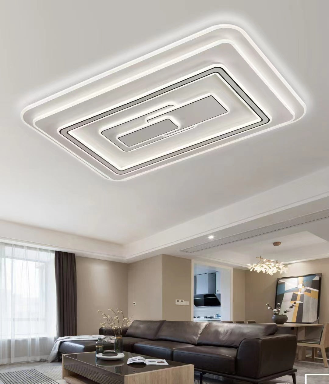 Modern Smart LED Ceiling Light for Living Room