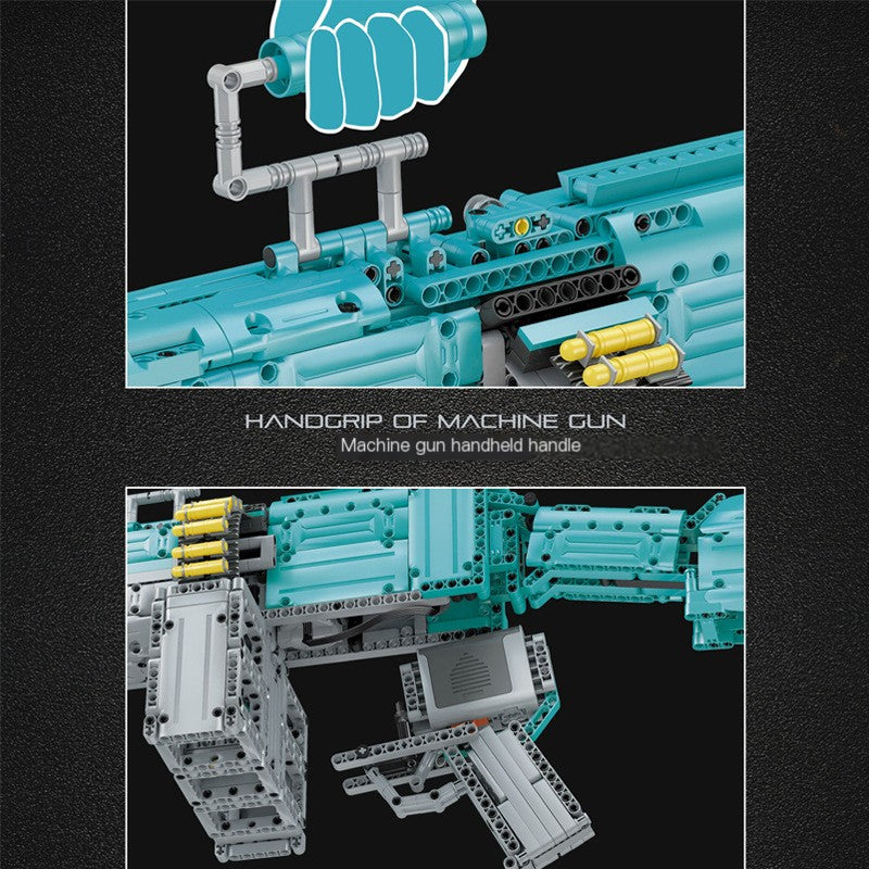 M249 Electric Building Block Gun Toy - MOC Tech Set