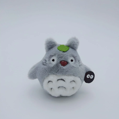 Mini Totoro Plush Keychain Accessory (One Piece)