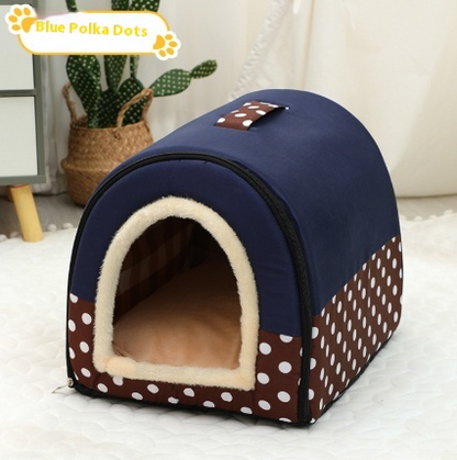 Portable Handle Pet dog cat Bed