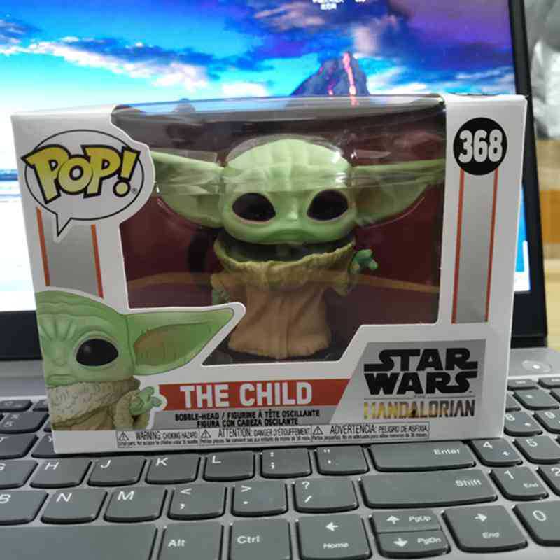 Star Wars Mandalorian Yoda Baby Q Version Figure Box
