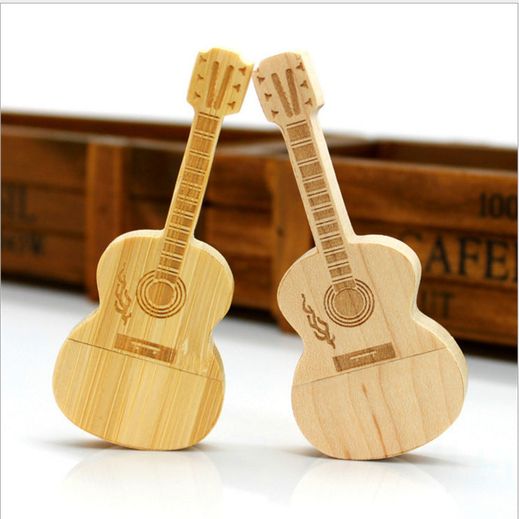 Creative Wooden Guitar USB Drive 64gb