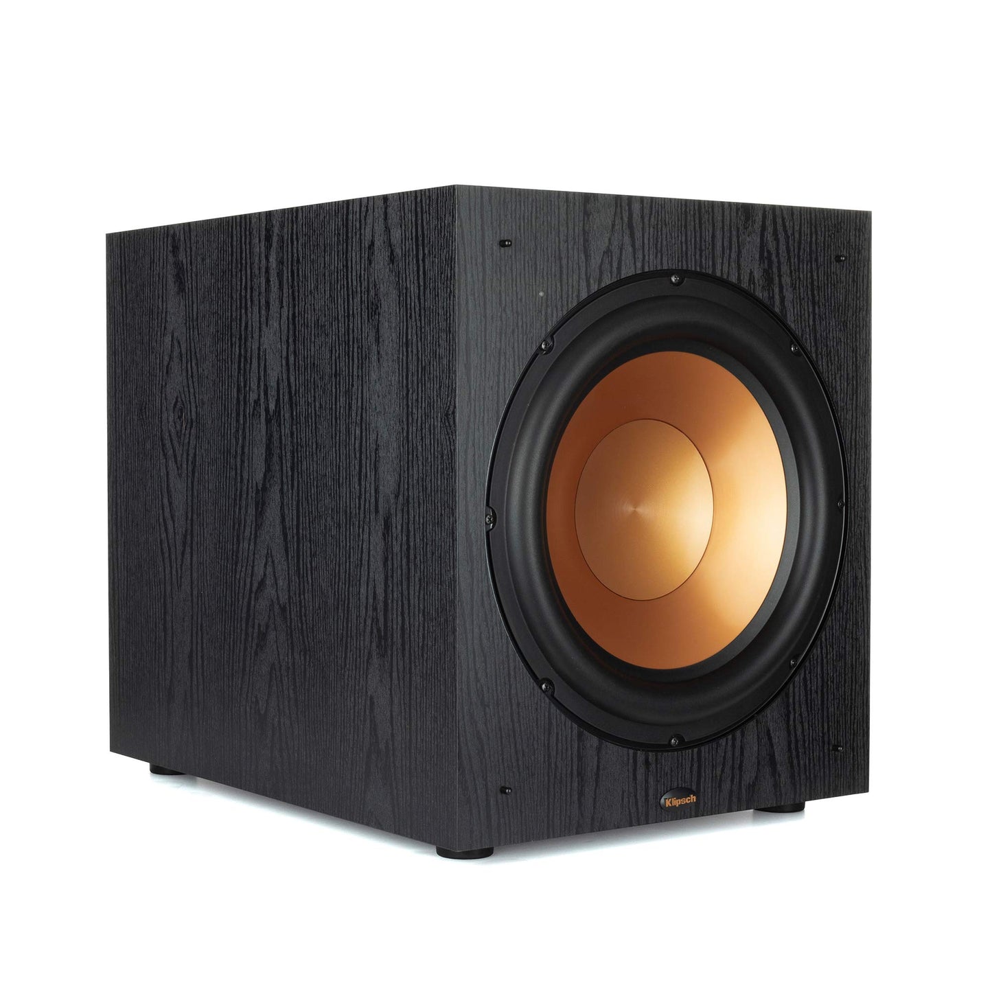 Klipsch Synergy Black Label Sub-120 12” Front-Firing Subwoofer with 200 Watts of continuous & 400 watts of Dynamic Power and Digital Amplifier for Powerful Home Theater Bass in Black
